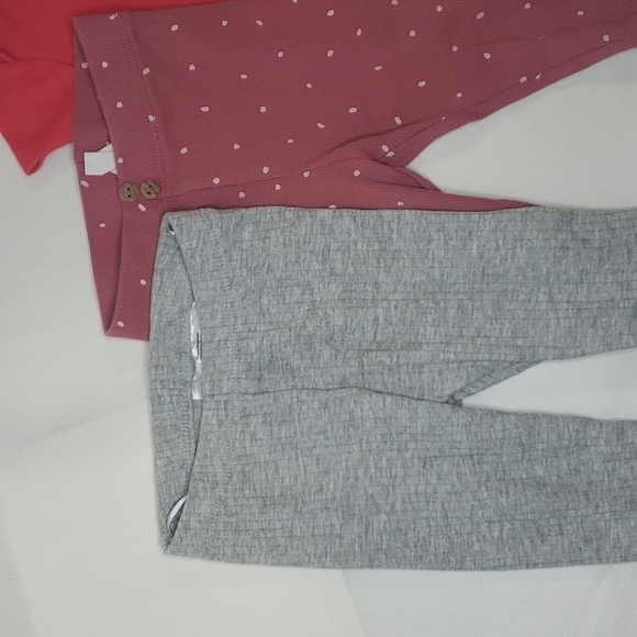 5/$30 H&M Cotton Leggings Polka Dot + PAPArazzi Bodysuit Dad - Picture 4 of 8